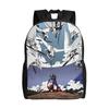 Custom EVA Evangelions Backpack Men Women Casual Bookbag for School College Manga Bags