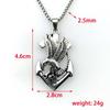 Necklace Punk Gothic Eagle Anchor Necklace Pendant
