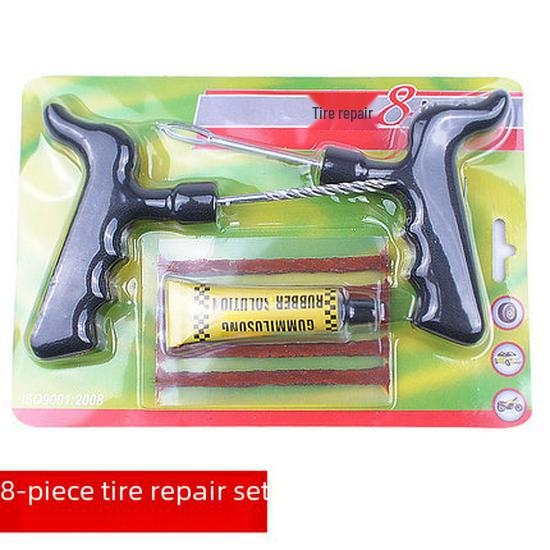 Large Emergency Tire Repair Tool Set for Cars, Motorcycles & Electric Vehicles