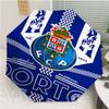 FC Porto LOGO Print Automatic Umbrella, 8 Rib Iron Frame, Plastic Handle, Suitable for Outdoor Travel &Daily , Ideal Gift