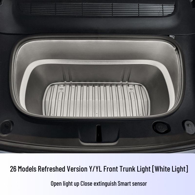 Refreshed Model Y LED Ambient Light Kit for Front & Rear Trunk – Easy Installation