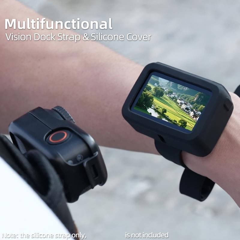 Portable Mount Strap Case Holder for Cameras Shock Absorbing Silicone Cover 129-293mm Strap for Various Mounting Option