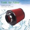 RYANSTAR 76Mm 3" High Flow Round Tapered Cone Closed-Top Cool Air Filter Cleaner