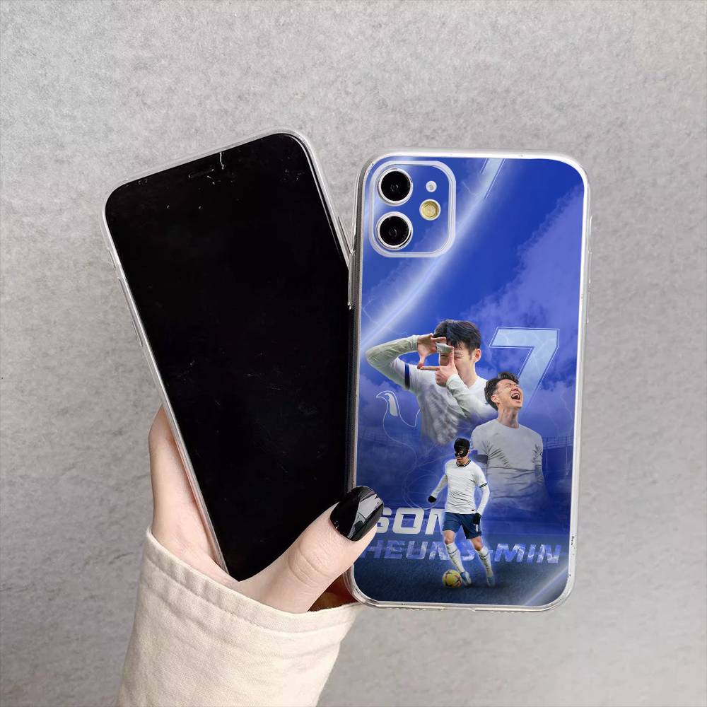 Heung Min Son KR Sports Star Phone Case For iPhone17,16,15,14,13,12,11 Plus,Pro Max Soft Transparent Cover