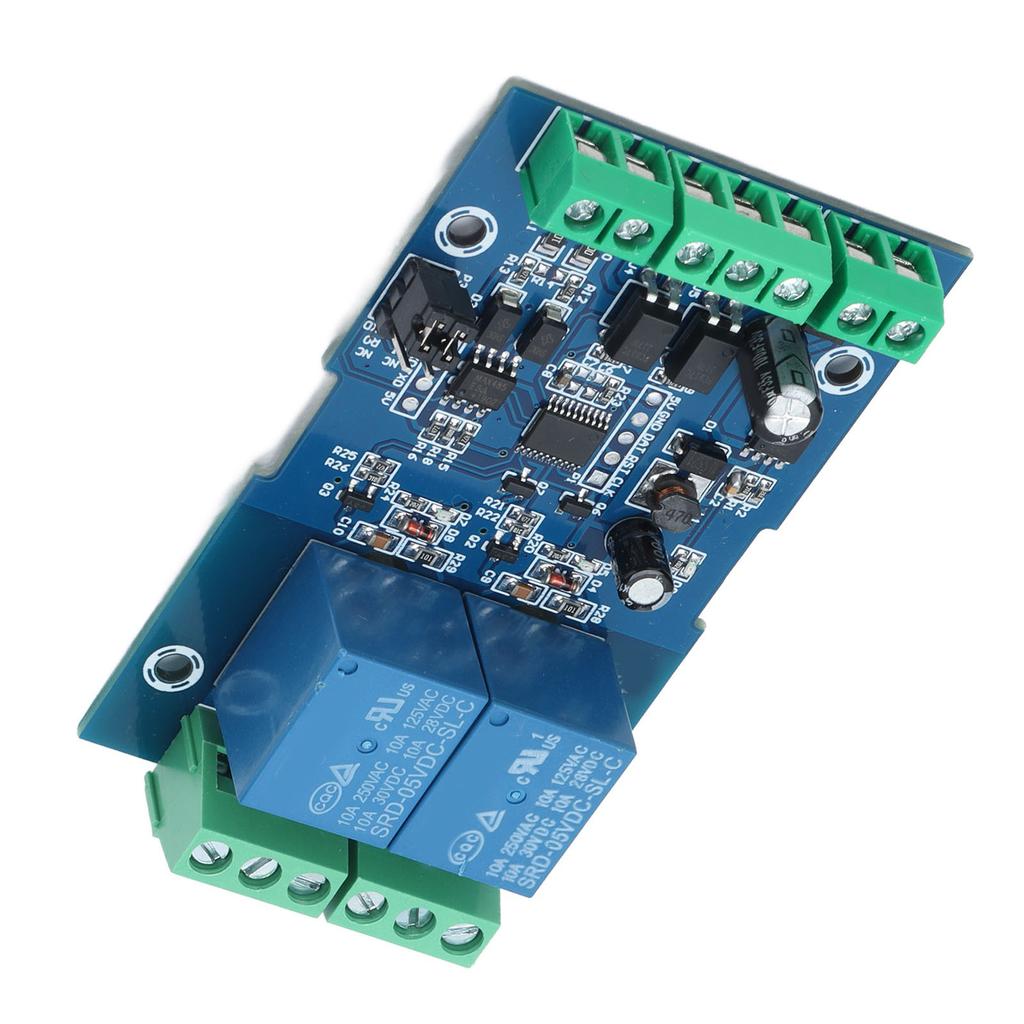 Reléový modul DC 7‑24V Vstupní výstup RS485/TTL s ochranou proti zpětnému připojení Modul se dvěma relé
