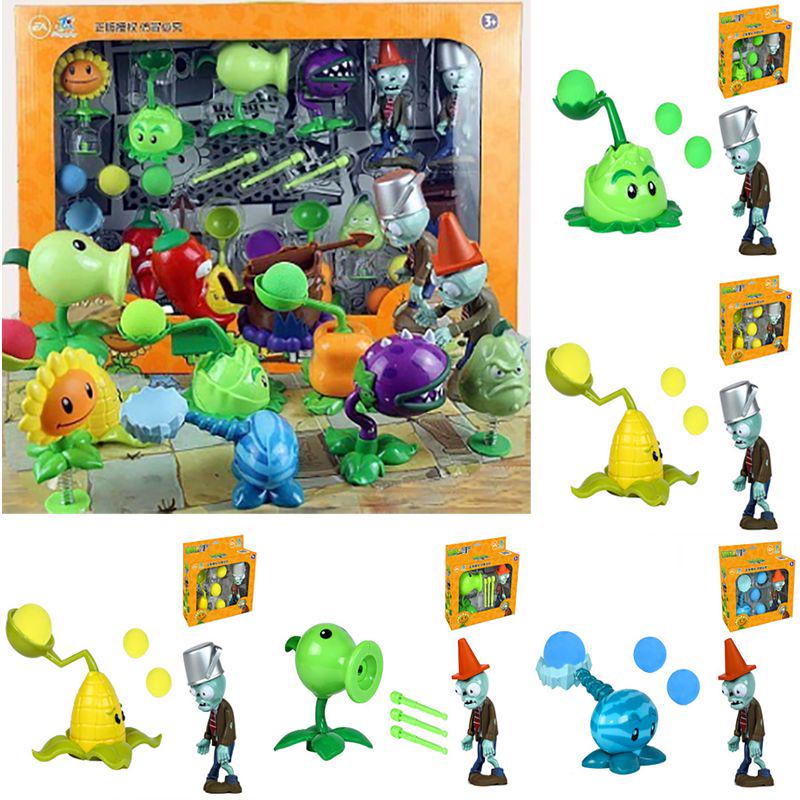 Engaging Plants Vs Zombies Toy Set Featuring Colorful Mini Action Figures For Kids