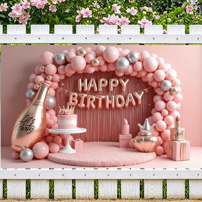 Banner Foil Balloons Kids Party Party Backdrop Cake Decoration Party Decoration For Event Decoration