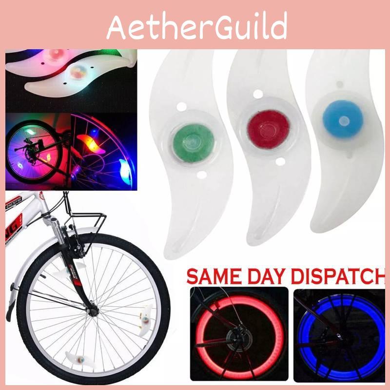 Colorful Bicycle Spoke Lights For Mountain Bikes With Vibrant Silicone Design For Safety