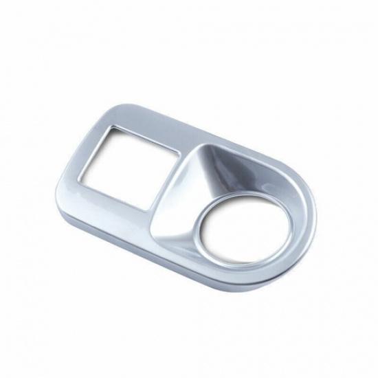 For Porsche Cayenne 2018-2022 Matte Silver Headlight Switch Control Frame Trim