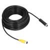 65.6ft 4Pin Car Video Extension Cable with Waterproof Shielded for CCTV Rearview Camera Truck Trailer Bus