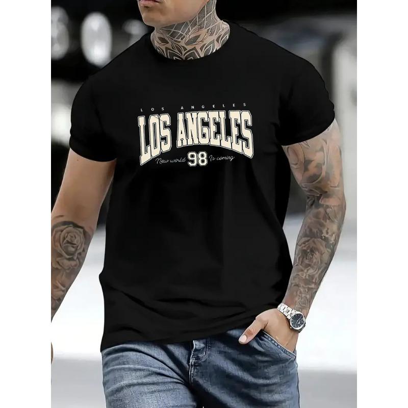 מידות אירופאיות חולצת טריקו לגברים צווארון עגול נוח קז'ואל שרוולים קצרים רכה נושמת עליונית ביגוד גברים חולצת טריקו קיץ אביב סטריטוור