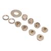 11Pcs Router Template Guide Set Kit Brass Bushing with Carrying Case for Woodworking Repair
