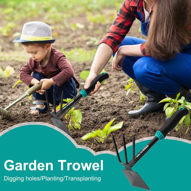 4pcs Garden Trowels Hand Tool Small Planting Shovel Set Greenhouse Flower Transplant Spade Digging Rake For Backpacking Supplies