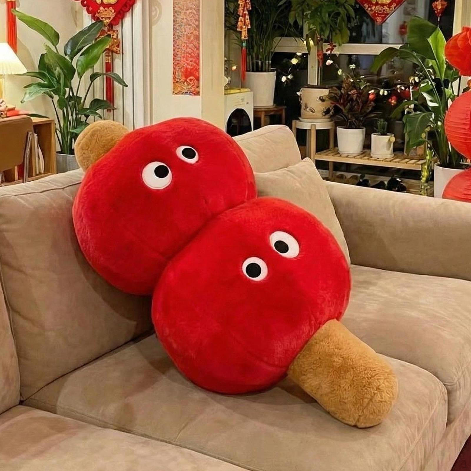 

Candied Hawthorn Doll Sofa Cushion Lovely Hugging Toys Simulation Soft Stuffed Toy Throw Pillow for 40cm