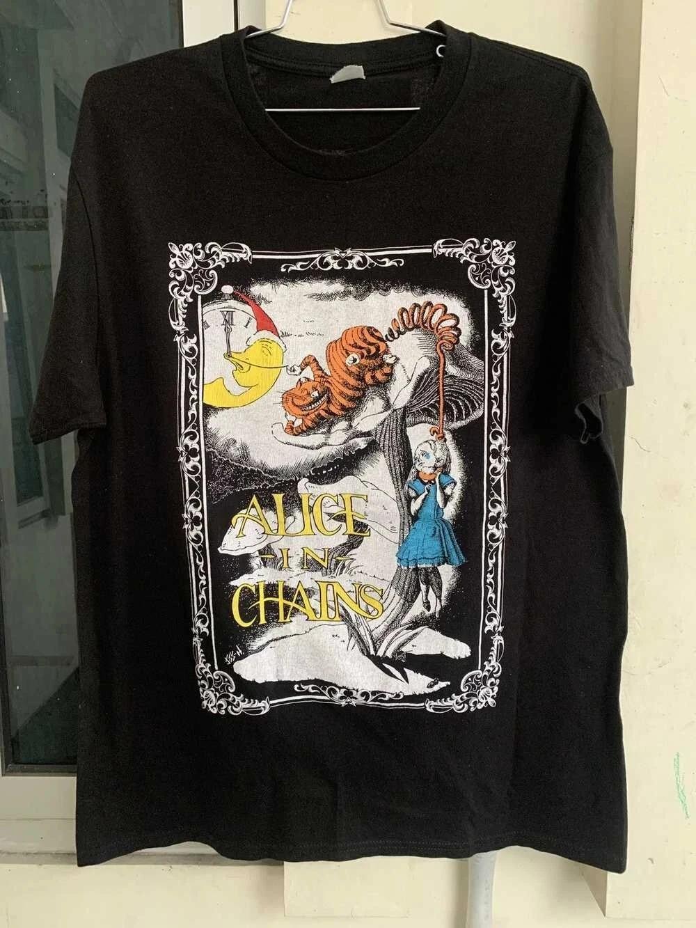 

Band T-shirt X Retro Alice s Prisoner Band T-shirt Retro Commemorative T-shirt Daily Outdoor Men s Women s Fan Printed T-shi... S разноцветный
