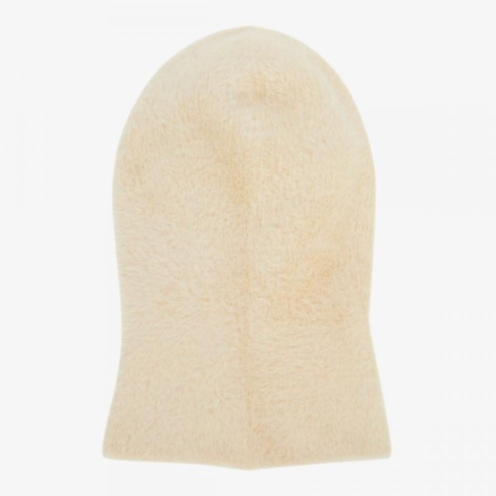 The North Face Kids Melly Fur Balaclava Cream Beige Na5ir53s