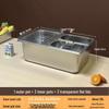 Stainless Steel Divided Food Display Box