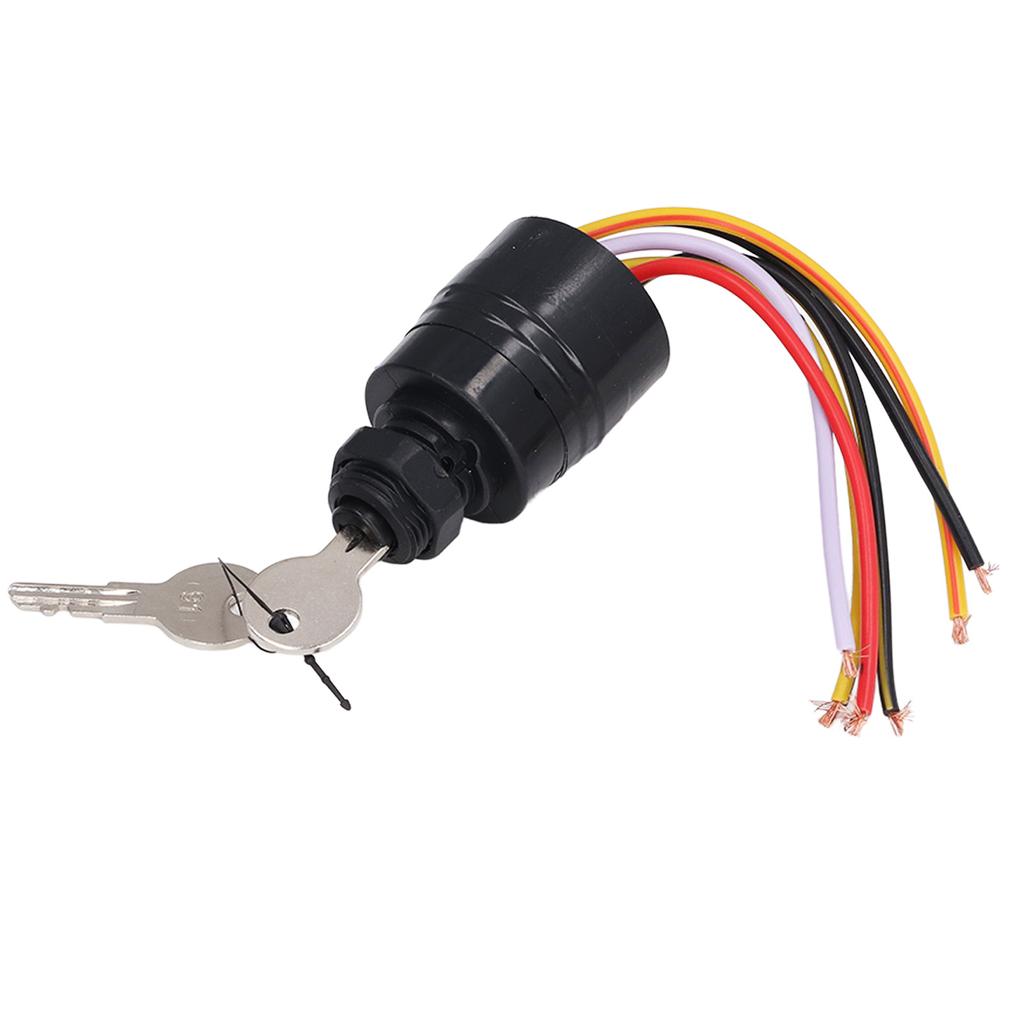 Boat Engine Ignition Switch with 2 Keys MP41070 2 6 Wires Strong Conductivity Replacement for Mariner Outboard Motor