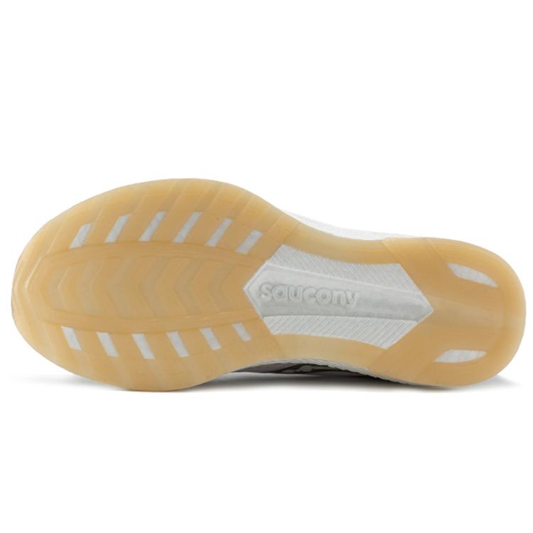 Saucony Freedom 4 Freely Cushioning Anti-Slip Wear-Resistant Breathability Low-Top Running Shoes Men's Khaki Gray S20617-15(M)