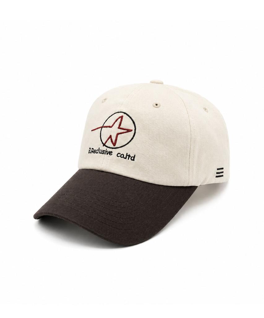 Beullaeglikeullusibeu Cotton Two-Tone Ball Cap [Bkf2Ucw007]