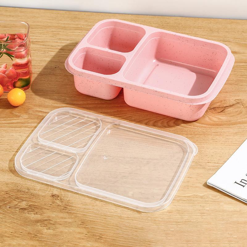 Mikrovlnná krabička na oběd Pšeničná sláma Nádobí Nádobí na potraviny Nádoba na jídlo Děti Děti Škola Kancelář Přenosná krabička Bento Box Obědová taška