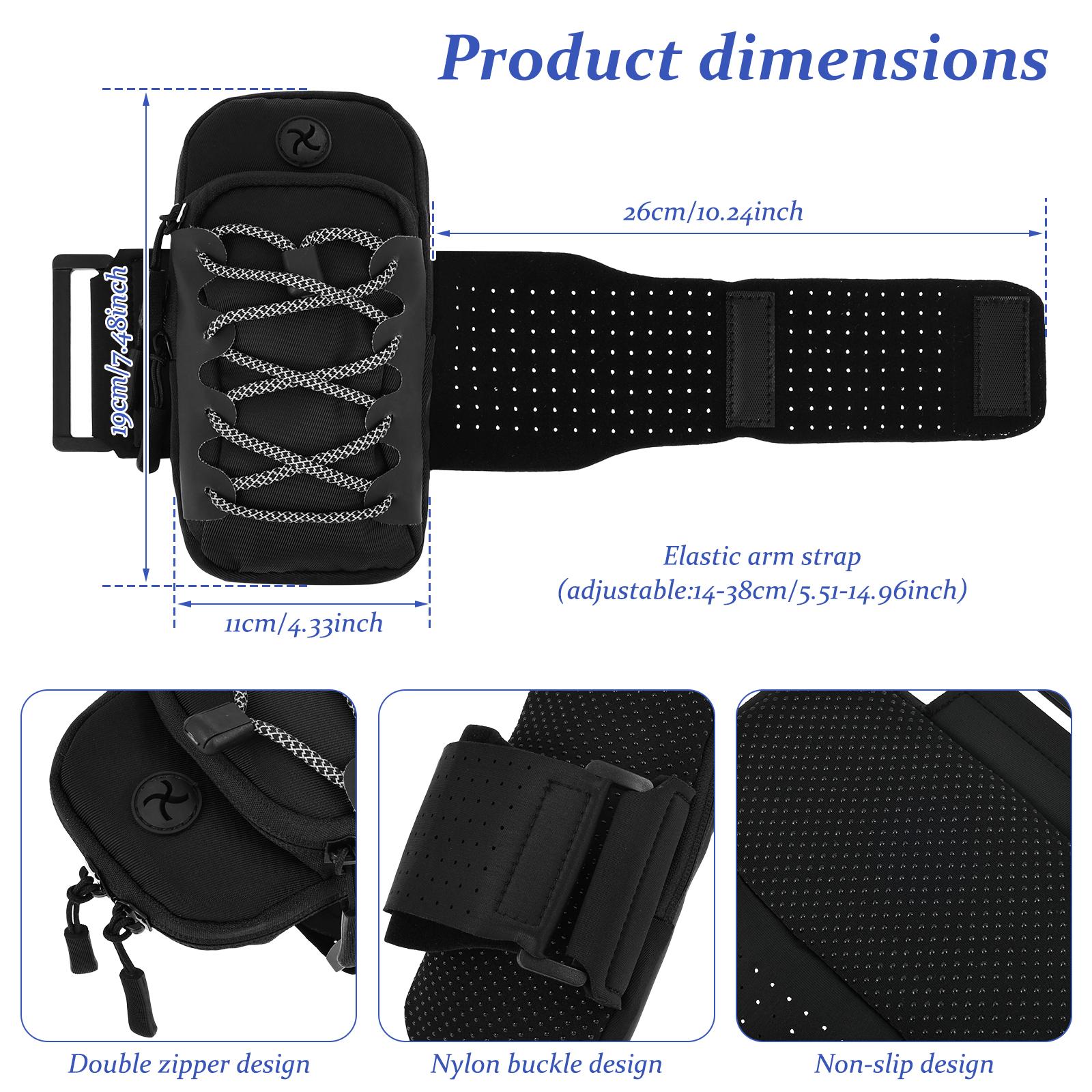 

Motorcycle Handlebar Storage Bag Nylon Waterproof Battery Frame Bag with Earphone Hole Portable Phone Bag E-bike Accessories