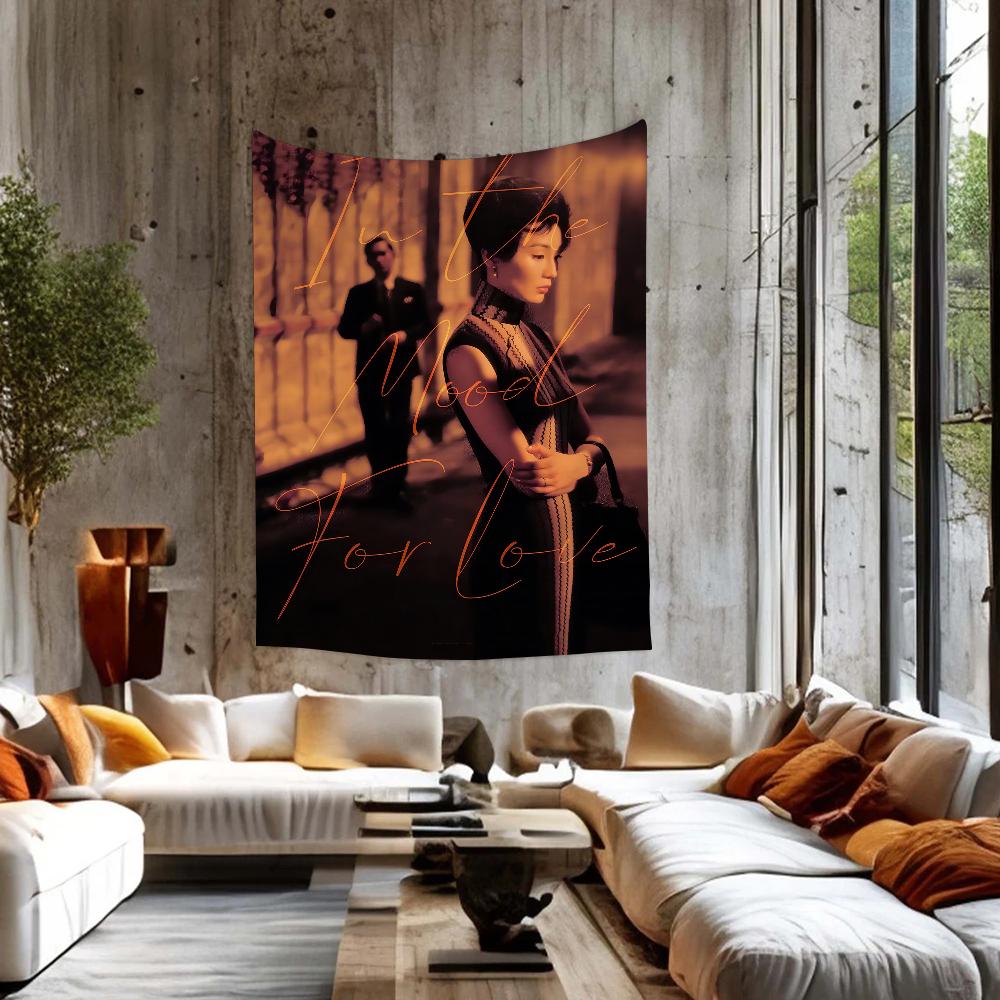 

Movie Wong Kar Wai Printed Large Wall Tapestry Cheap Hippie Wall Hanging Bohemian Wall Tapestries Mandala Home Decor 74x94cm(29x37in)