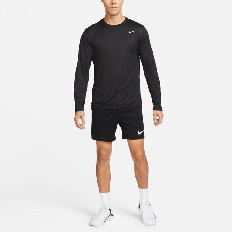 Nike Dri-Fit Letter Quick-Dry Knitted Casual Shorts Men Shorts Black DM1041-010