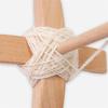 Crosses-Shaped Wooden Turkish Spindle Drop Spindle Crocheting Spinner Tool Sewing Accessories for Yarn Weaving Wool