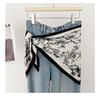 Women S Floral Printed Triangle Scarf Lightweight Sun Protection Versatile Shawl