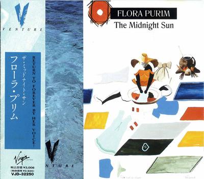CD FLORA PURIM - Soarele de la miezul nopții, The VJD32250 Venture 1989 Japonia Jazz Folosit