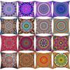 Retro Ethnic Style Mandala Pillowcase New Home Bedroom Sofa Bedside Pillowcase