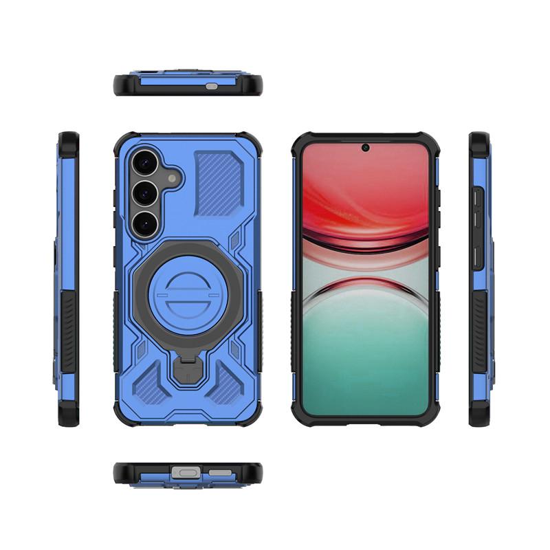 For Samsung Galaxy S25 Case Samsung S25 Cover Holder Magnetic Wireless Charging Protective Phone Cases For Samsung S25 Funda