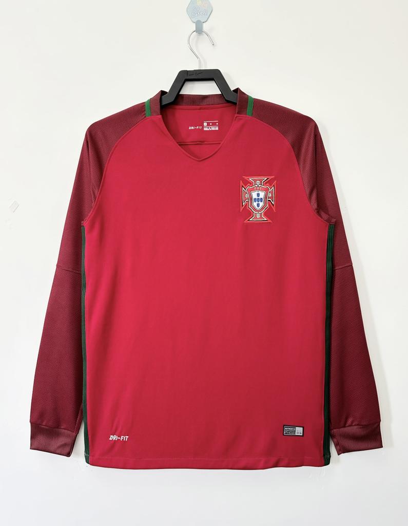 Langarm Vintage Trikot Fußballtrikot Real Madrid, Manchester United, England Arsenal, Portugal Inter Mailand AC Replica Trikot