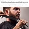 Professional 3 In 1 Pocket Folding Combs Wide Tooth Oil Head Comb Beard Combing Barber Hair Clipper Comb Salon Hair Styling Tool