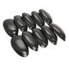 ABIT 20 Pairs Black Plastic Hairdressing Dye Coloring Ear Cover Shield Protector