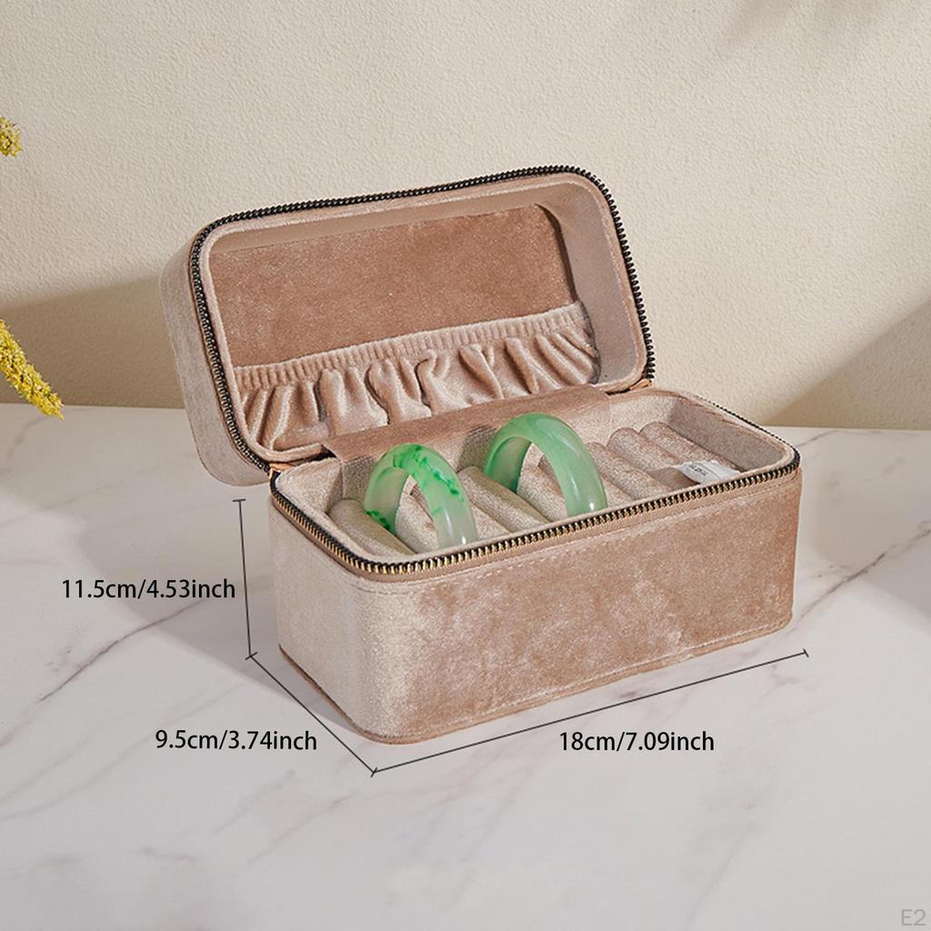 Bangle Holder Storage Box Jewelry Organizer for Watches Display Case at Home Dresser