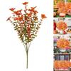 Yousheng Fall Artificial Flowers Realistic Fake Violets Faux Plants Rustic Long-lasting Faux Flowers for Outdoor Indoor Decoration Vase Front Porch