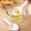 Extended Handle Egg White Separator, Egg Yolk Separator, Egg White Filter, Kitchen Cooking Egg Separator Egg Strainer
