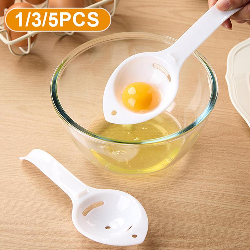 Extended Handle Egg White Separator, Egg Yolk Separator, Egg White Filter, Kitchen Cooking Egg Separator Egg Strainer