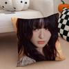singer charismatic SSeulgi KKang Seulgi Cushion Cover Throw Pillow Cover Hidden Button Durable Polyester Chair Cushion