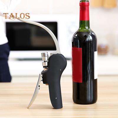 Wine Bottle Opener Vertical Lever Corkscrew Ergonomic Handle Non-Slip Multifunctional Quick Open Beverages Bottle Tool Home Bar Supplies