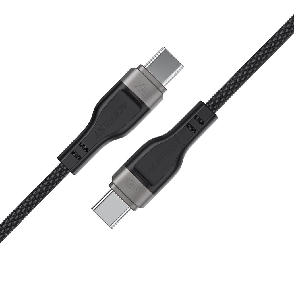 ACEFAST C11-03 1.2m USB-C To USB-C 60W Fast Charging Cable Magnetic Braided Data Cord