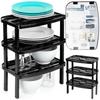 Black Kitchen Shelf 31x22x14.5 / 11.5 Cm 3 Pcs.