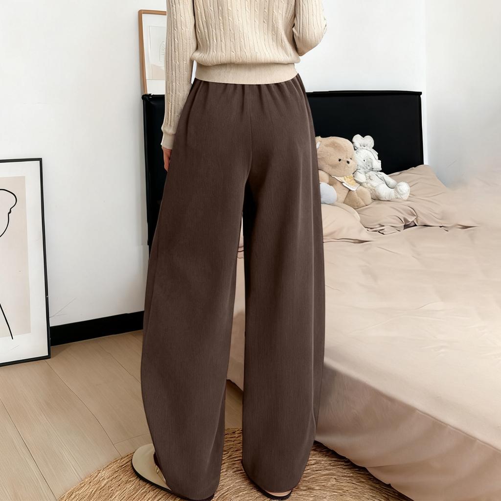 Women's Fashionable Loose Wide-Leg Trousers