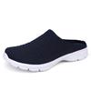 Fashion Men Slippers Summer Mesh Breathable Home Indoor Slippers Men Thick Bottom Slides Couple Walking Shoes Botas Para Hombre Zapatos
