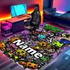 Custom Name Personalized Sprunki Game Print Carpet, Versatile Home Decor Rug, for Playroom, Apartment, Balcony, Entryway, Hallway Gift