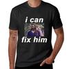 (FOR DARK BACKGROUND) Gale I Can Fix Him TShirt Anime Heavyweights Funny T Shirts for Unisex