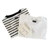In Stock! Trendy 2025 Summer Japanese Striped T-Shirt for Toddlers – All-Cotton, Short-Sleeved for Boys & Girls