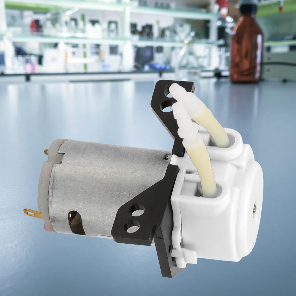  6V   Water Liquid Peristaltic Pump For Aquarium   Analytical 2*4mm(White)